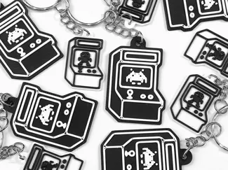 Arcade Key Ring - 22 min & Only 9gr - Easy Print