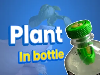 Kratky Bottle Adapter for hydroponic