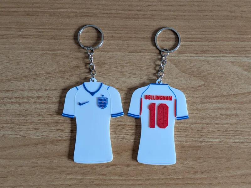 England 2026 World Cup Jersey Keychain