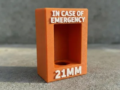 In Case Of Emergency 21mm Socket Held