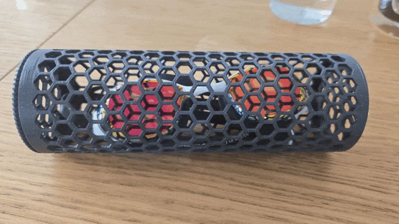 Parametric Twist-Lock Secure Cylinder Box