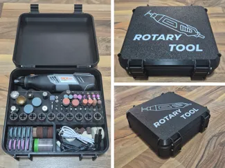 Universal Rotary Tool Organizer Box 
