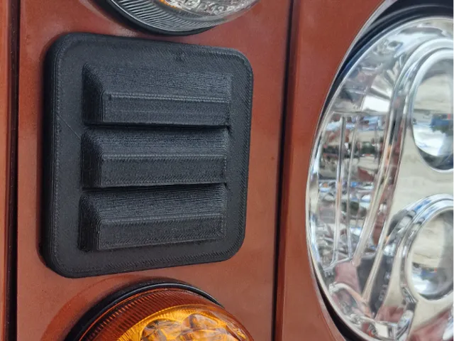 Land Rover defender horn vent