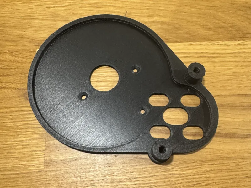 HPI Baja 5B gear cover mount - PA6-CF profile