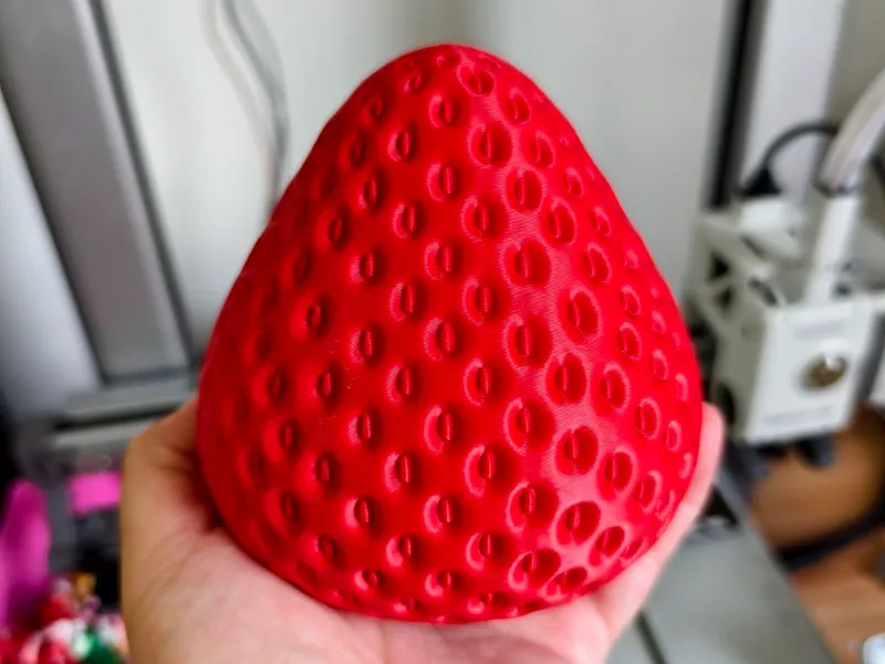 手掌大草莓仿真水果道具摆件玩具宝宝儿童