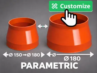 Parametric Hose Adapter