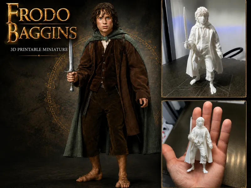 Frodo Baggins – Printable Miniature