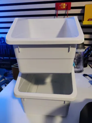 Stackable cover for IKEA SOCKERBIT