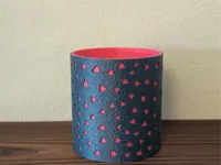 Triangle pattern pot 8cm width - AMS and NON AMS