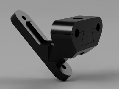 Bicycle seat rail bottle adapter