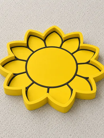 Bandeja organizadora: Sunflower Sensory Tray | Catch All Dish — vista de referencia 2