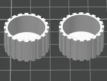 Shure SM7B Minimalistic Screw Cover