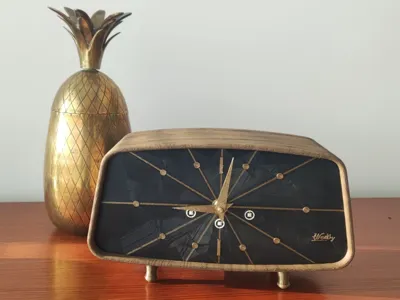 Mid-Century Welby mantle clock-adapted hands 