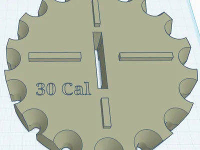 Labeled 30 cal plate for match_king feeder