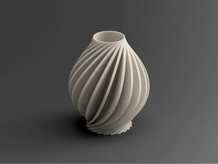 Vase twist spiral