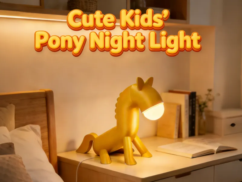 马上有光-北欧风小马灯 Golden Pony Lamp