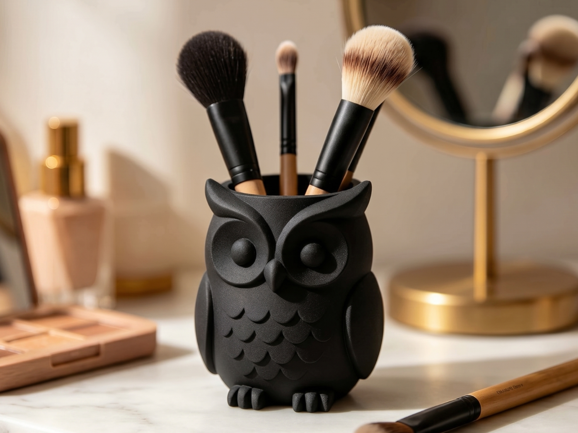 猫头鹰笔筒 | 收纳筒