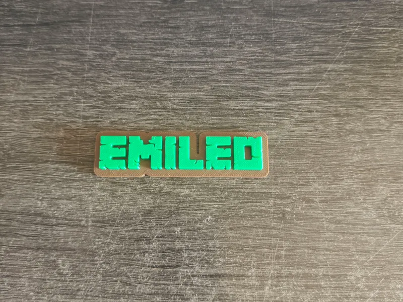 Emileo iman nevera Minecraft personalizado