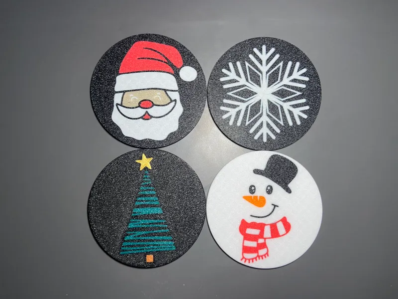 Christmas Coasters AMS Multicolour