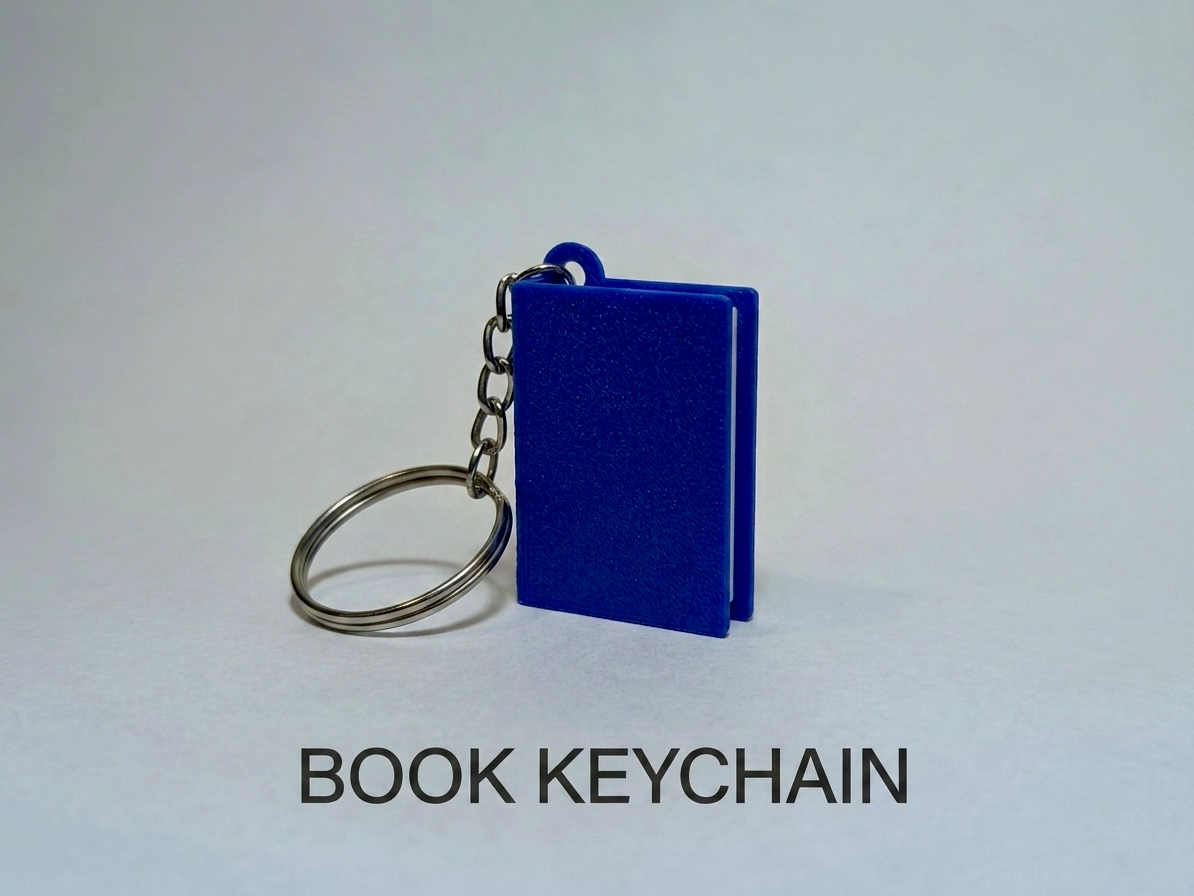 Miniatura 1 do modelo 3D Book keychain 