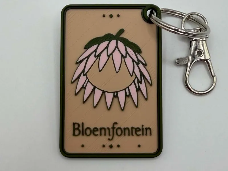 NFC Keychain for the band Bloemfontein 