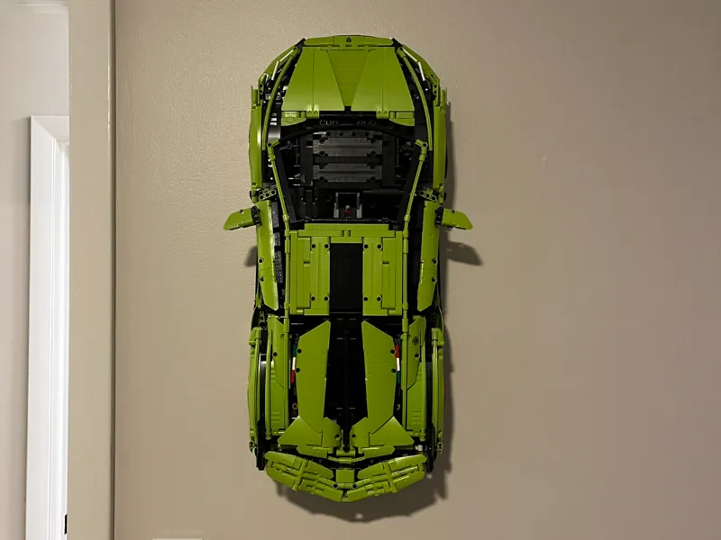 L E G O Technic Car Wall Mount