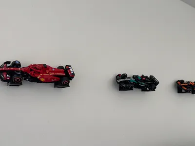 Speed Champions F1 car stands
