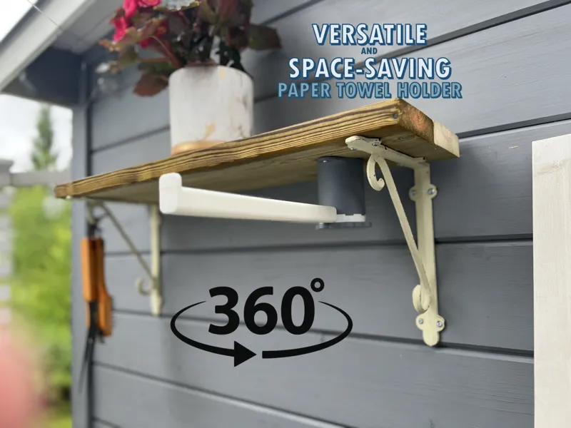 Paper towel holder-360 degrees!
