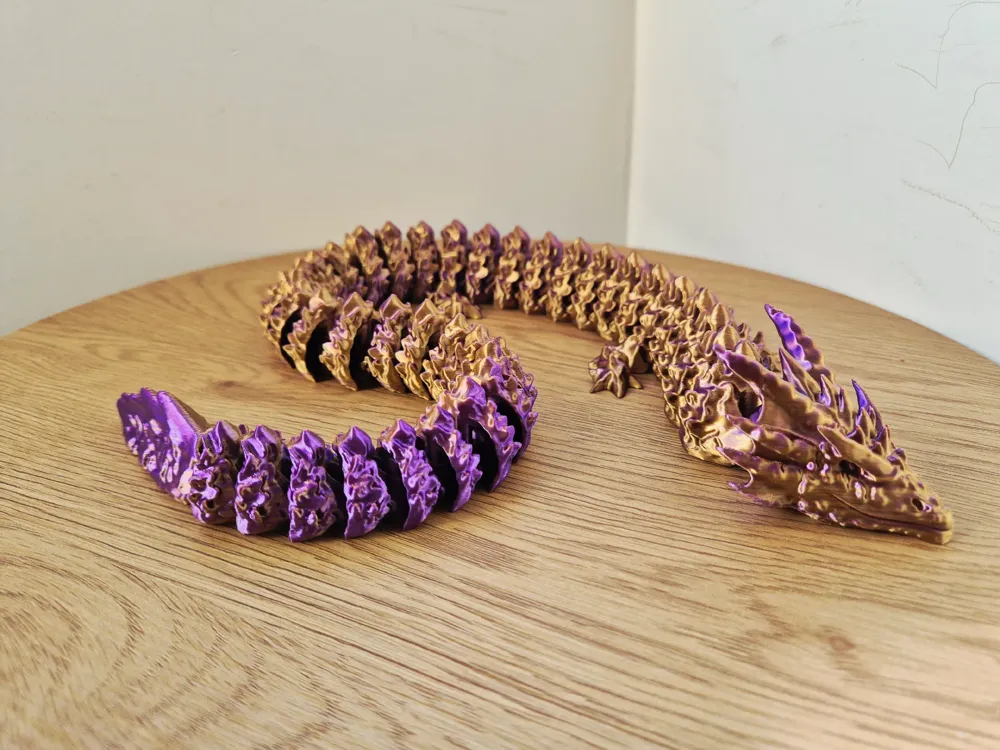 Flexi Dragon - Free 3D Print Model - MakerWorld