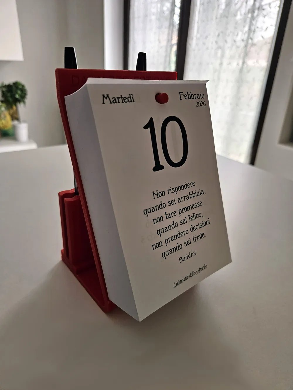 Daily Reflections – Modular Desk Calendar Stand - Free 3D Print Model ...