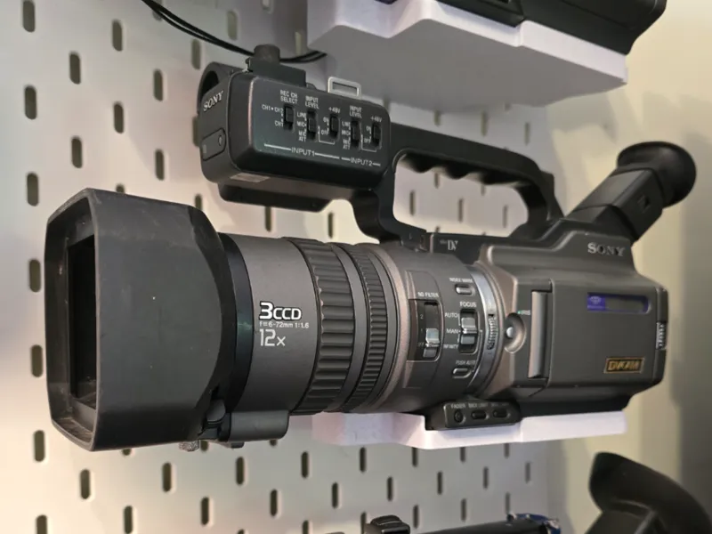 IKEA Skadis Mount for Sony VX2000/PD150 