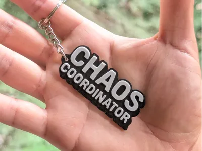 Chaos Coordinator - Keychain