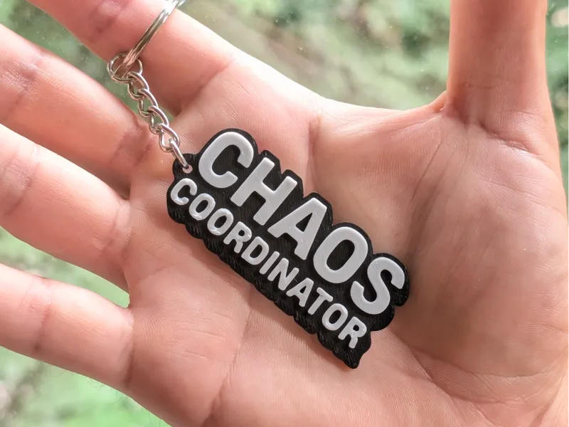Chaos Coordinator - Keychain