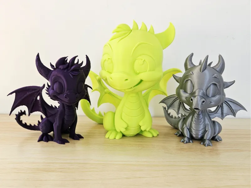 Trio de dragons mignons