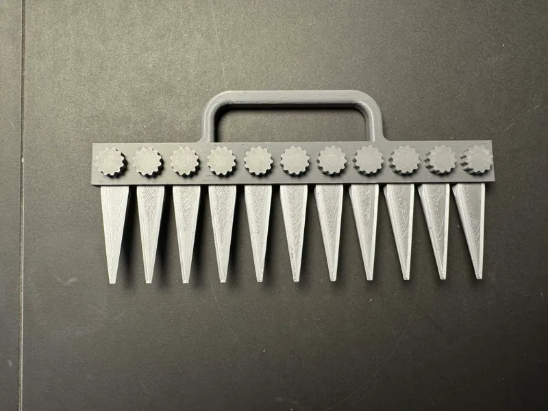 Garden tool - Soil Puncher - adjustable spikes