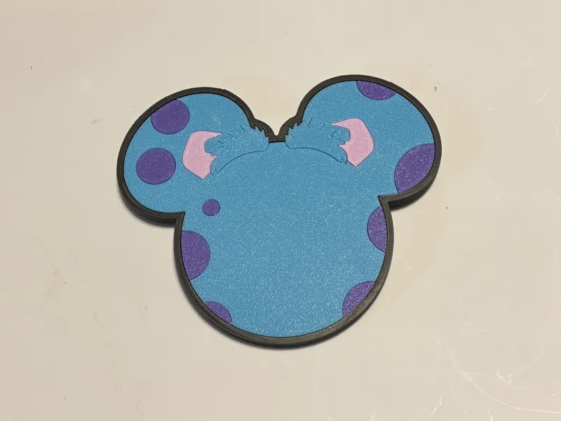 Disney DCL Sully Door Magnet - No AMS - Multipart