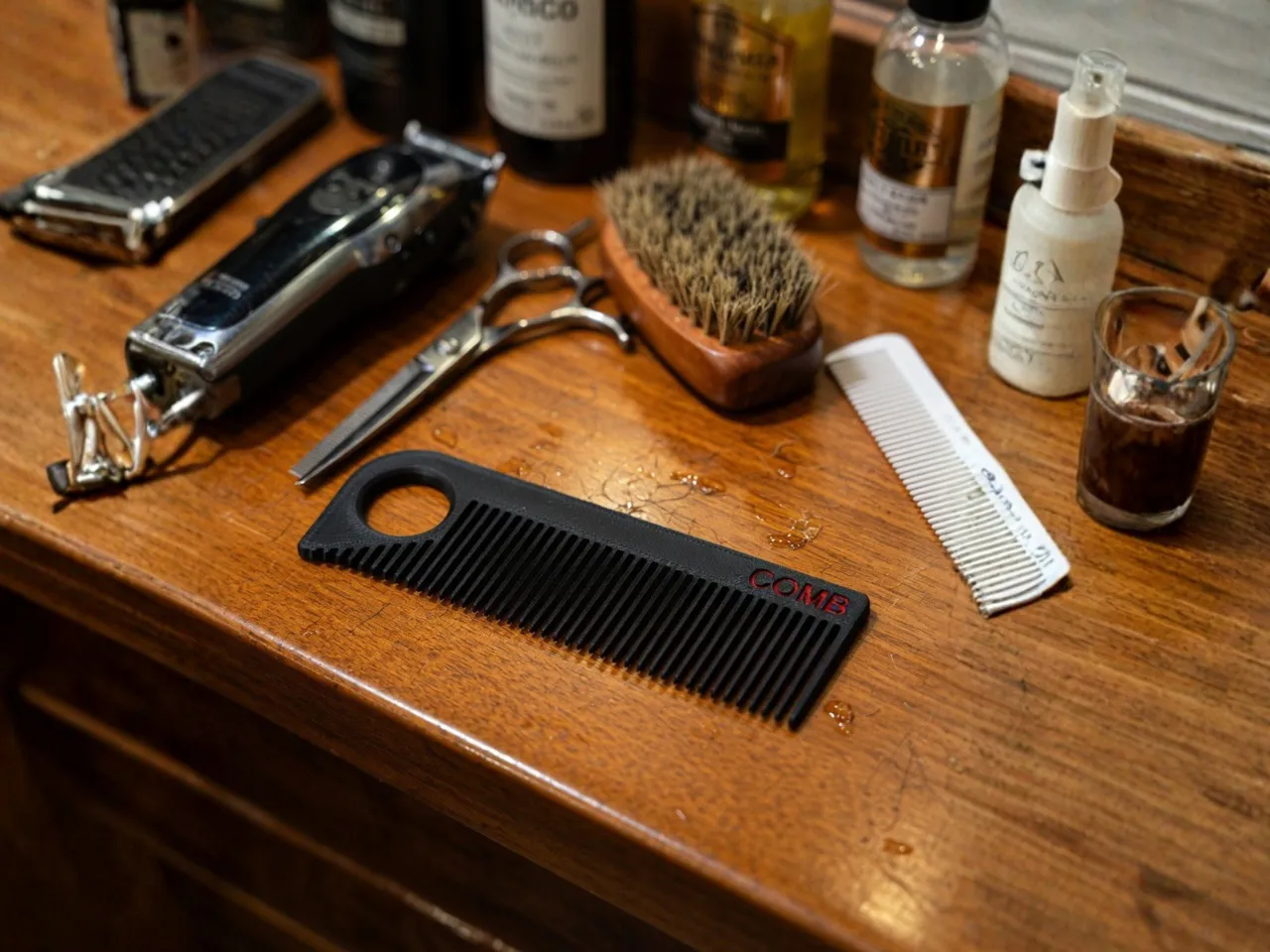 Comb. Beard - Hair view 2