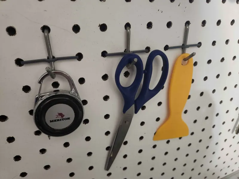 Pegboard Hook Clips (Harbor Freight Hooks +Others"