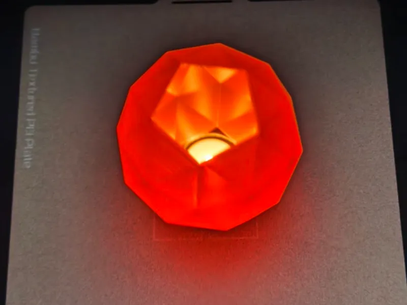 Tea Candle Lamp Low Poly By KLS 3D