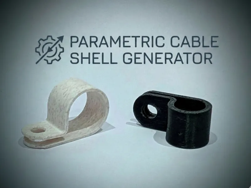 Parametric Universal Cable Clip