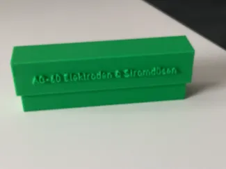 Behälter für Düsen Plasmabrenners AG 60