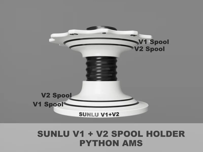 Self Centering Sunlu V1+V2 Python Spool Holder