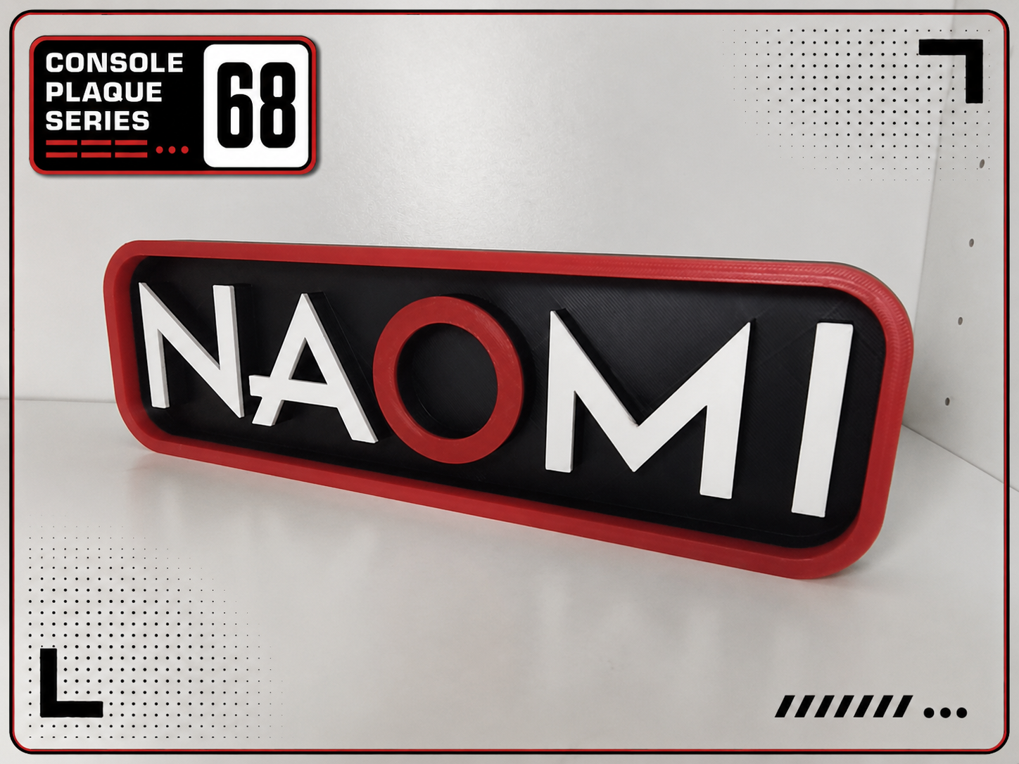 Console Logo Plaque - Sega Naomi