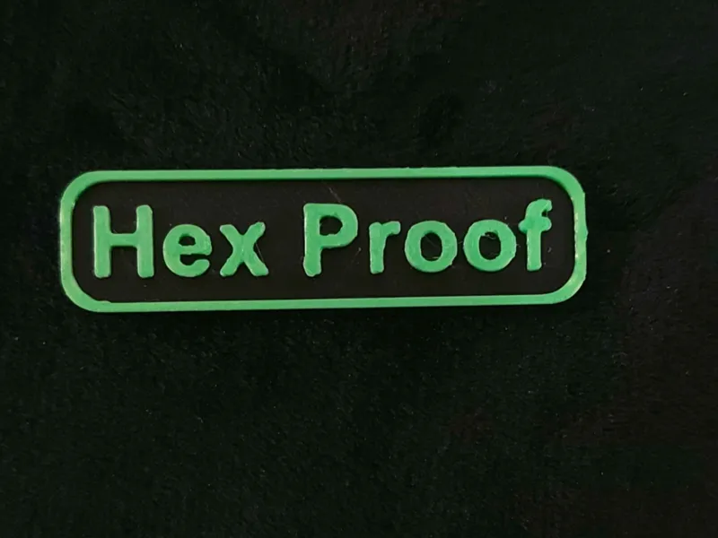 Hex Proof Marker