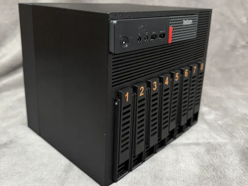 TiNAS - 8x HDD + 1 SSD Enclosure M710Q/M910Q/M920Q