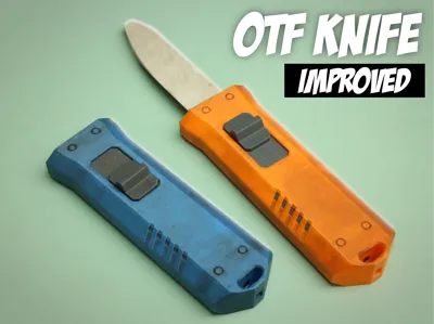 OTF Fidget Knife (Rubber Band)