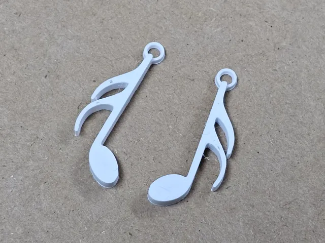 sixteenth note earring