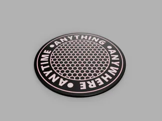 Honeycomb pattern coaster