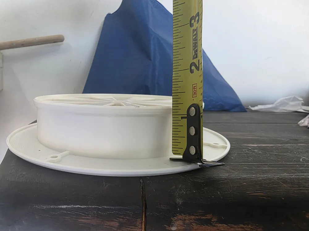 7” RV AC Vent with Adjustable Damper - Free 3D Print Model - MakerWorld