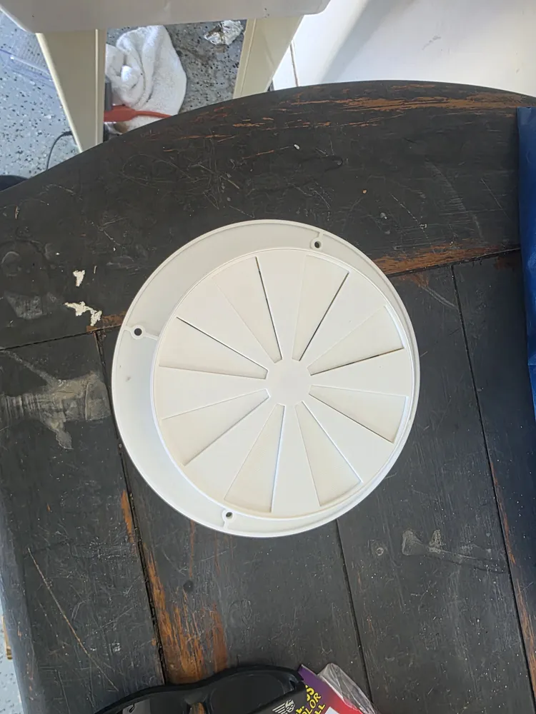 7” RV AC Vent with Adjustable Damper - Free 3D Print Model - MakerWorld